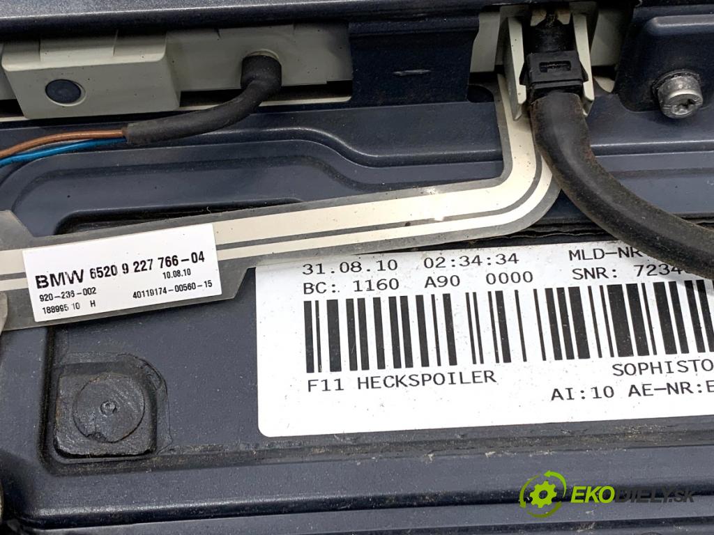 BMW F11 Kombi 2010 135 kW 520 d 1995 Spoiler křídlo světlo brzdových světel 7206564