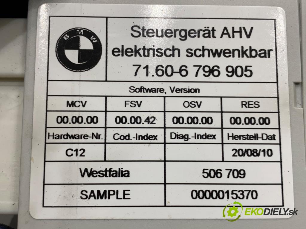 BMW F11 Kombi 2010 135 kW 520 d 1995 Modul ťažného oka 6796905 (Riadiaca jednotka ostatné)