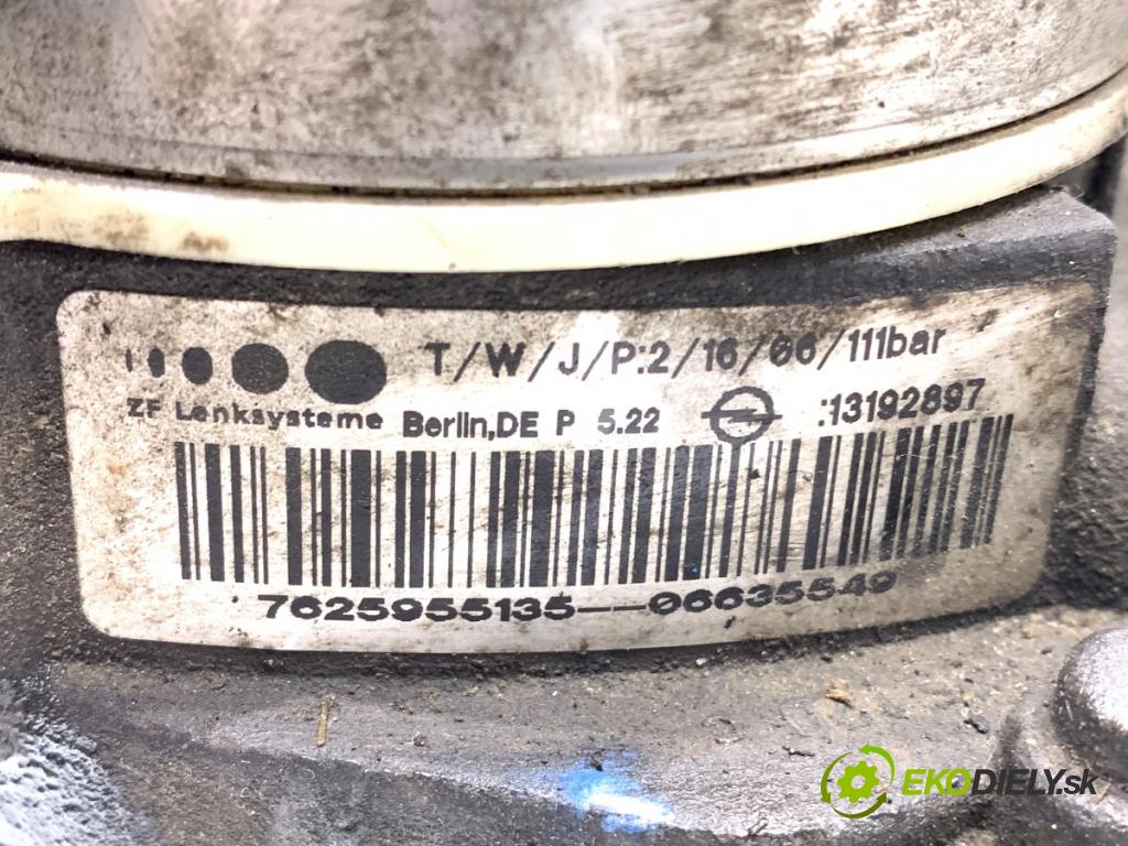 OPEL ZAFIRA B Nadwozie pełne/minivan 2006 110 kW 1.9 CDTI VAN (M75) 1910 Pumpa servočerpadlo 13192897 (Servočerpadlo)