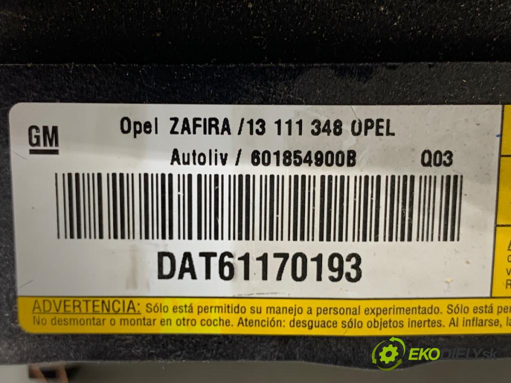 OPEL ZAFIRA B Nadwozie pełne/minivan 2006 110 kW 1.9 CDTI VAN (M75) 1910 AirBag volantu 13111348 (Airbag)