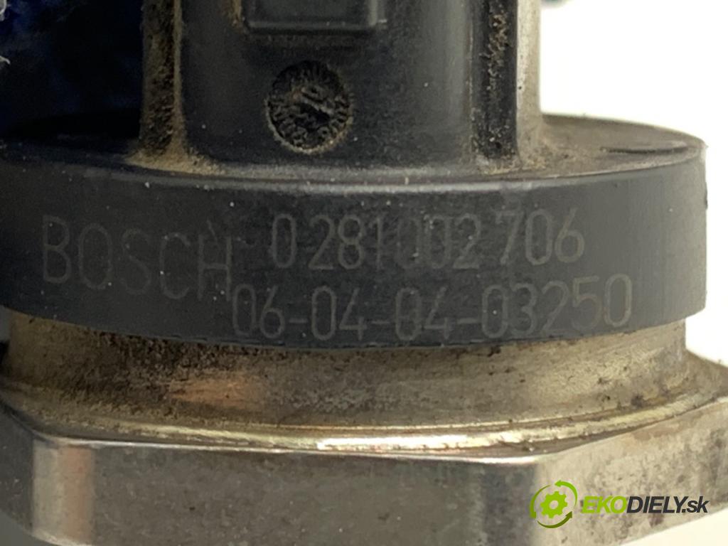 OPEL ZAFIRA B Nadwozie pełne/minivan 2006 110 kW 1.9 CDTI VAN (M75) 1910 Snímač tlaku paliva 0281002706 (Snímač)