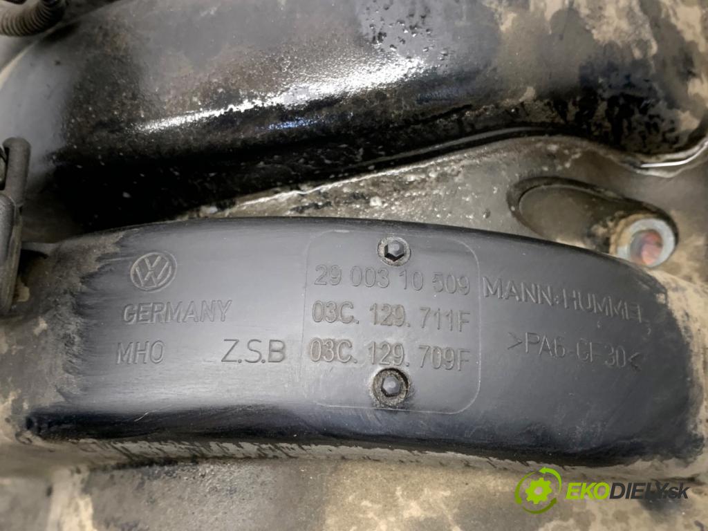 SKODA OCTAVIA II liftback 2005 85 kW 1.6 FSI 1598 Potrubie sacie, sanie 03C129711F (Sacie potrubie)