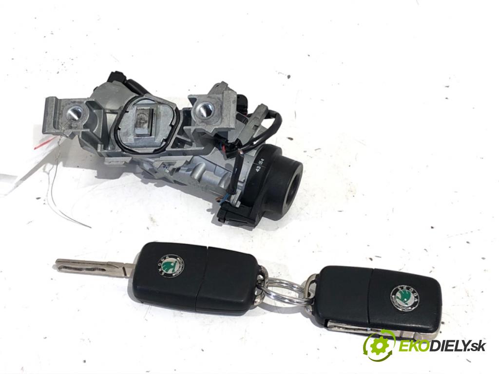 SKODA OCTAVIA II liftback 2005 85 kW 1.6 FSI 1598 spínačka 1K0905851B (Spínací skříňky a klíče)