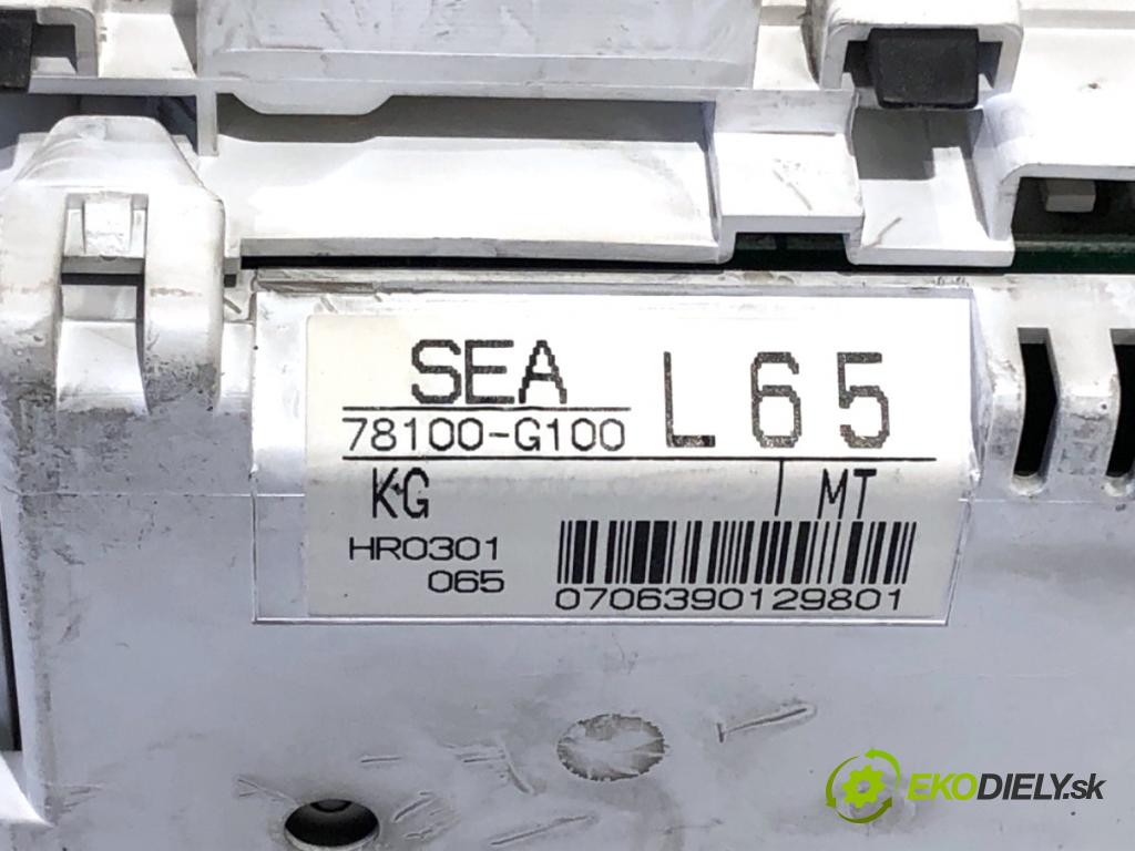 HONDA ACCORD VII sedan 2003 114 kW 2.0 (CL7) 1998 Prístrojovka 78100-G100 (Prístrojová doska)