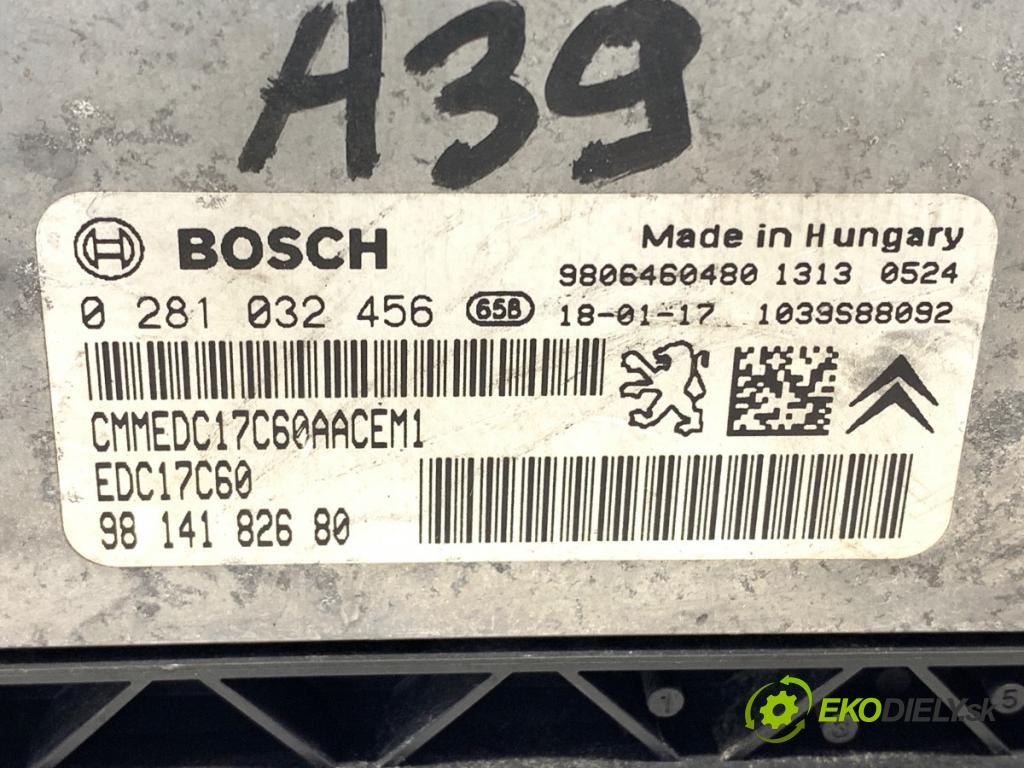 PEUGEOT 208 I liftback 2016 55 kW 1.6 HDi / BlueHDi 75 1560 riadiaca jednotka Motor 9814182680 (Riadiaca jednotka)