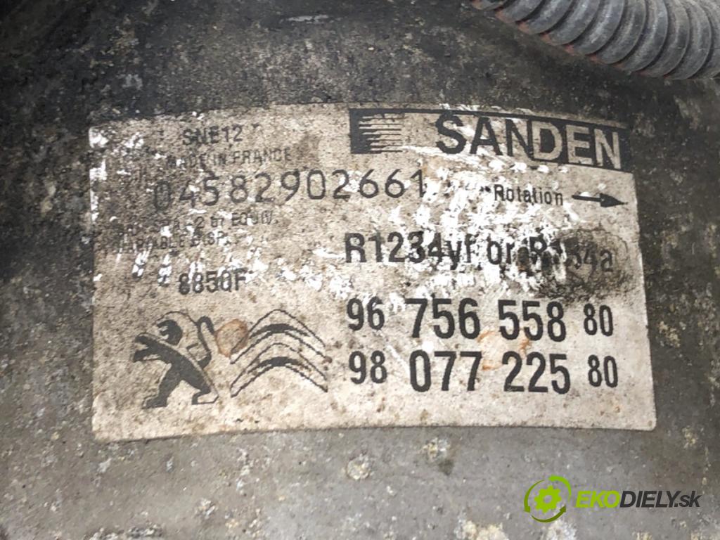 PEUGEOT 208 I liftback 2016 55 kW 1.6 HDi / BlueHDi 75 1560 Kompresor klimatizácie 9675655880 (Kompresor klimatizácie)