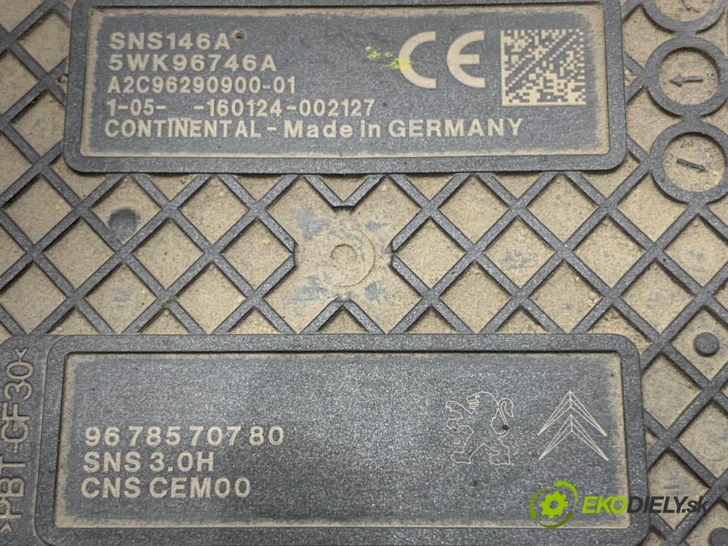 PEUGEOT 208 I liftback 2016 55 kW 1.6 HDi / BlueHDi 75 1560 sonda lambda zad 5WK96746A (Lambda sonda)