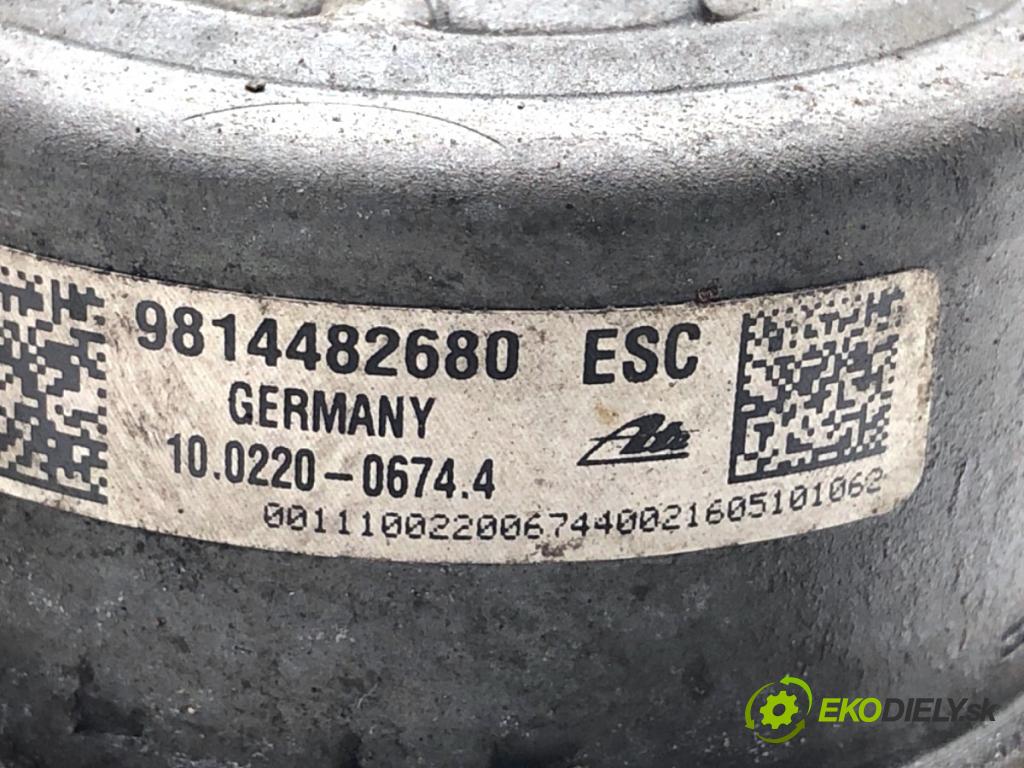 PEUGEOT 208 I liftback 2016 55 kW 1.6 HDi / BlueHDi 75 1560 Pumpa ABS 9814482680 (Pumpa ABS)