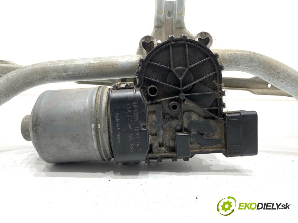 PEUGEOT 208 I liftback 2016 55 kW 1.6 HDi / BlueHDi 75 1560 Mechanizmus stieračov predný 3397021391 (Motorček stieračov predný)