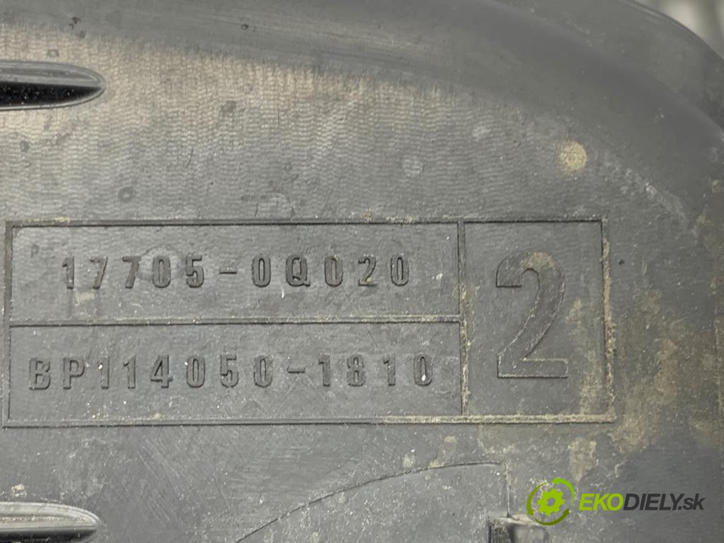 TOYOTA YARIS II liftback 2007 51 kW 1.0 VVT-i (KSP90_) 998 Obal filtra vzduchu 17705-0Q020 (Obal vzduchového filtra)