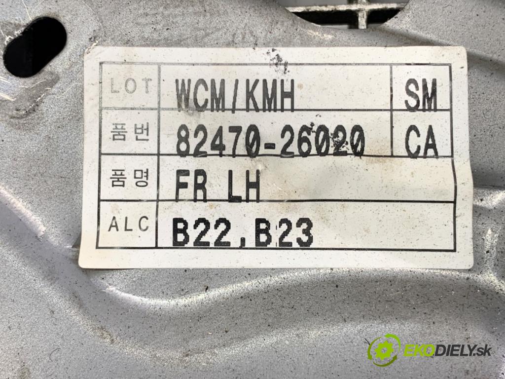 HYUNDAI SANTE FE I SUV 2001 107 kW 2.4 16V 4x4 2351 mechanismus okna levý přední část 82470-26020