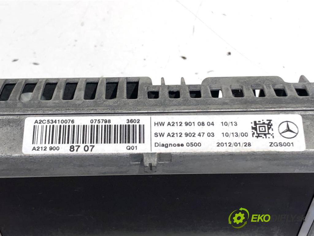MERCEDES-BENZ S212 Kombi 2012 100 kW E 200 CDI / BlueTEC (212.205, 212.206) 2143 Dislpej A2129008707 (Prístrojová doska)