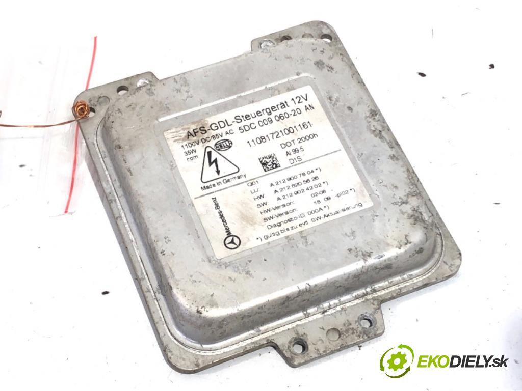 MERCEDES-BENZ S212 Kombi 2012 100 kW E 200 CDI / BlueTEC (212.205, 212.206) 2143 Menič XENON A2129007804 (Riadiaca jednotka xenónu)
