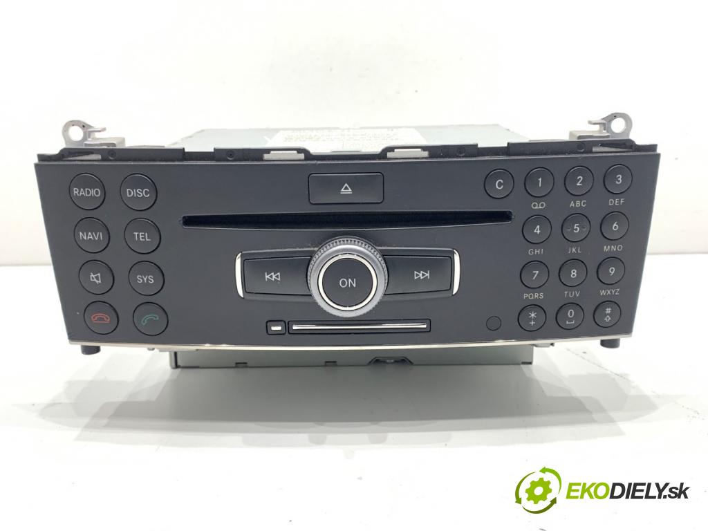 MERCEDES-BENZ S204 Kombi 2008 135 kW C 200 Kompressor (204.241) 1796 RADIO A2048708194 (Audio zariadenie)