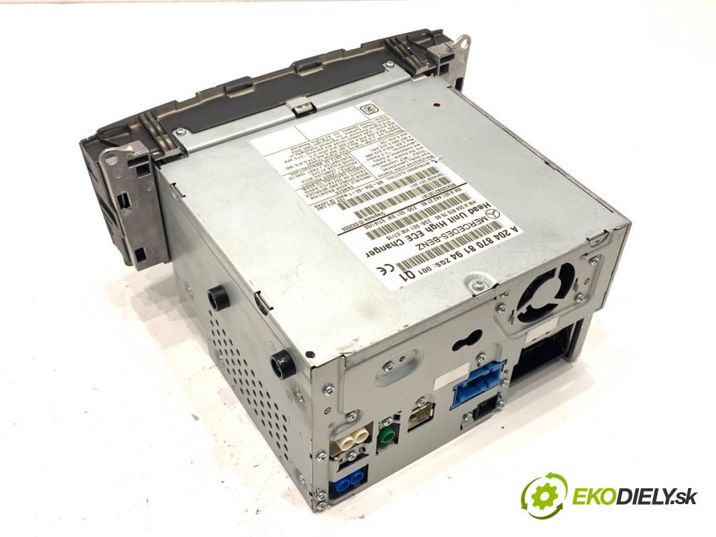 MERCEDES-BENZ S204 Kombi 2008 135 kW C 200 Kompressor (204.241) 1796 RADIO A2048708194 (Audio zariadenie)