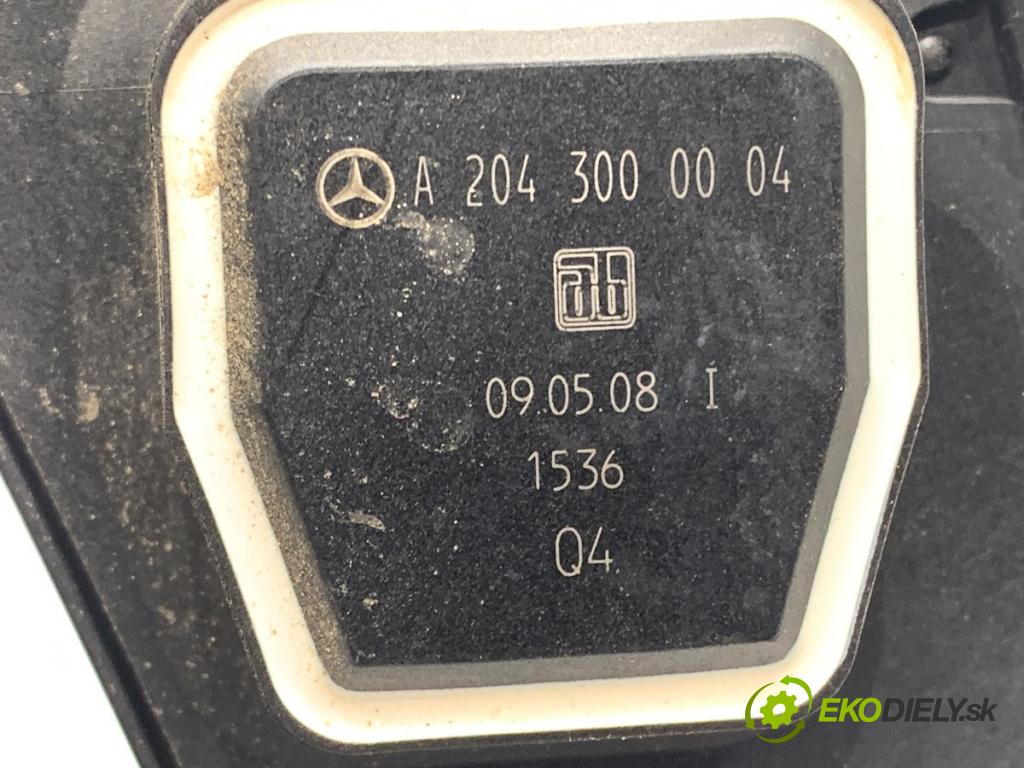 MERCEDES-BENZ S204 Kombi 2008 135 kW C 200 Kompressor (204.241) 1796 Potenciometer plynu A2043000004 (Potenciometer plynového pedálu)