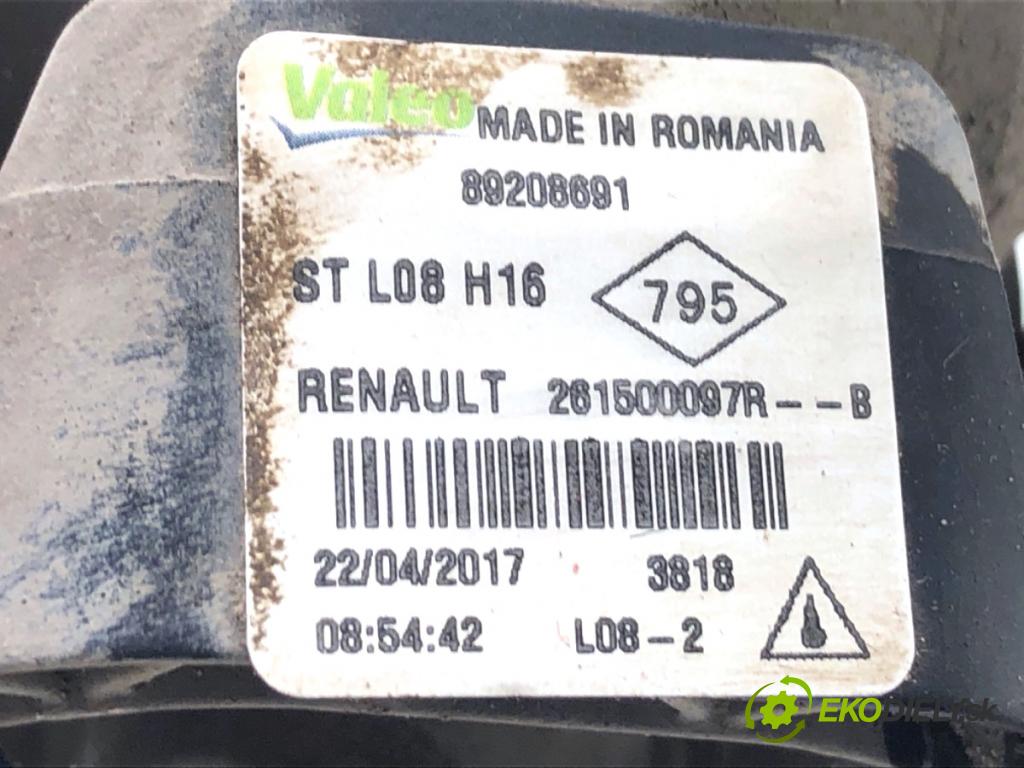 DACIA SANDERO II liftback 2017 54 kW 1.0 SCe 75 998 hmlové svetlo, hmlovka pravý přední část 261500097R