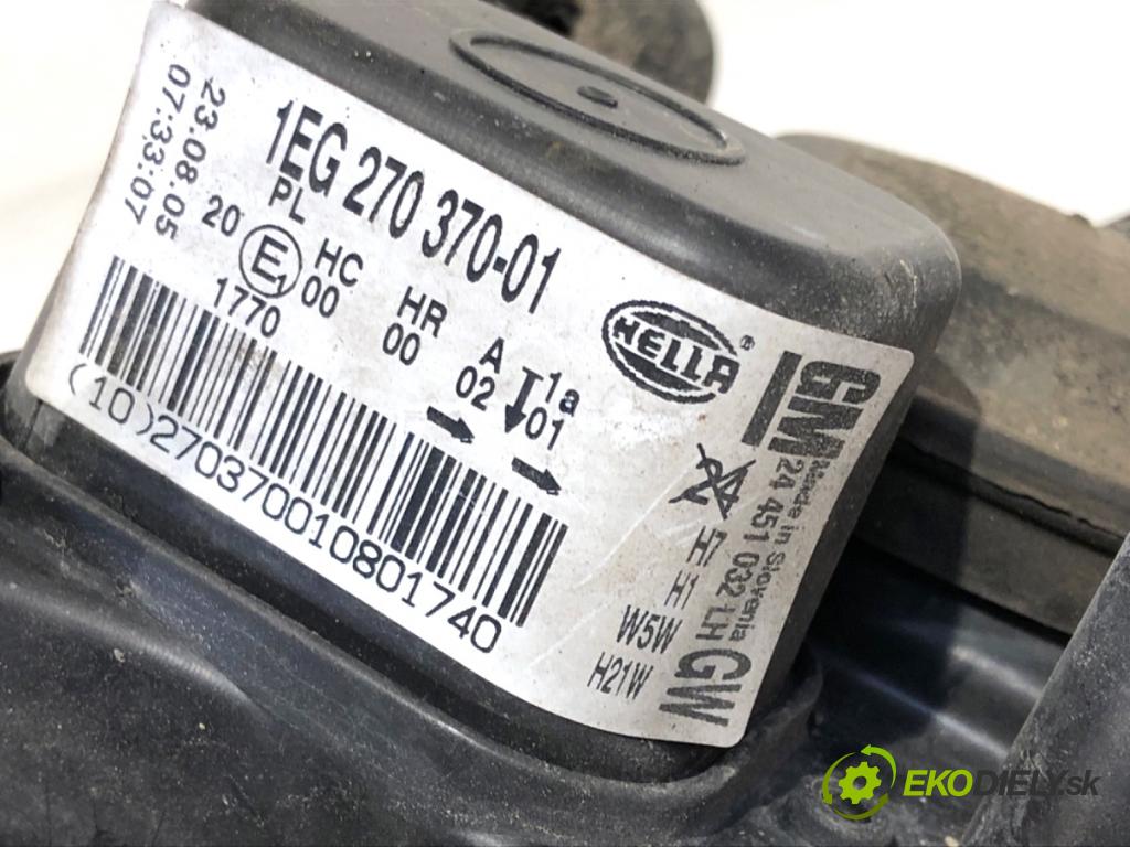 OPEL ASTRA H liftback 2005 66 kW 1.4 (L08) 1364 Svetlomet ľavy predný 24451032