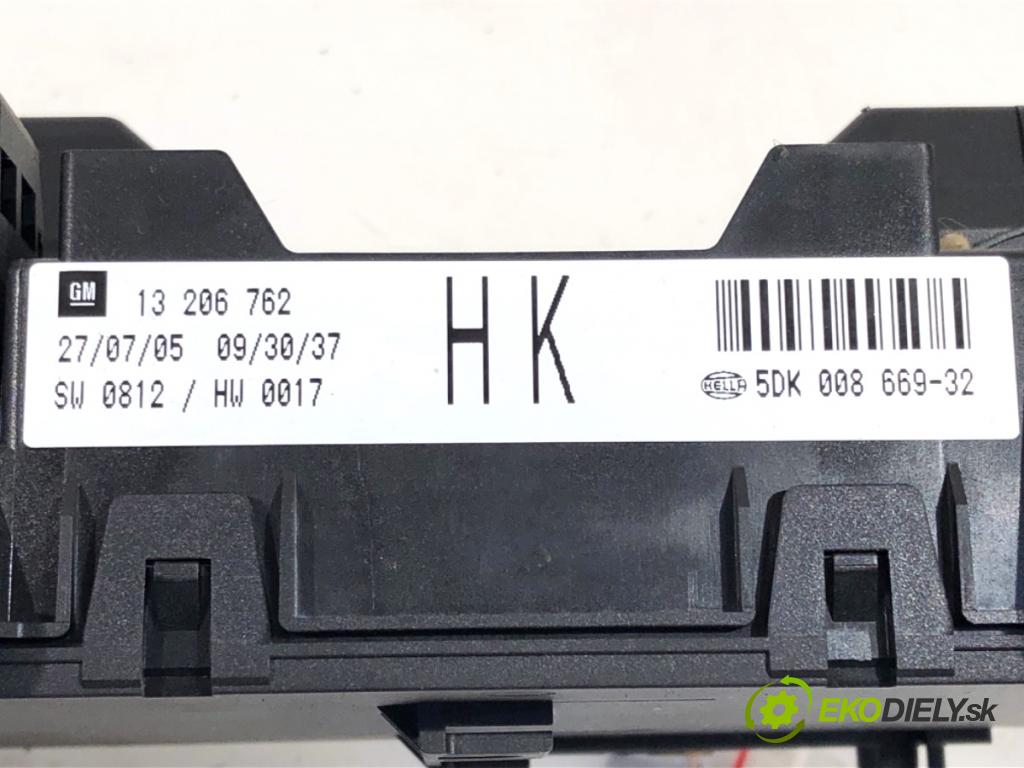 OPEL ASTRA H liftback 2005 66 kW 1.4 (L08) 1364 Modul BSI 13206762 (Poistková skrinka)