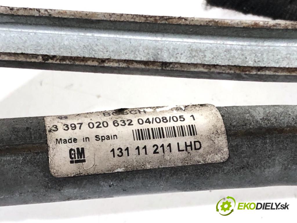 OPEL ASTRA H liftback 2005 66 kW 1.4 (L08) 1364 Mechanizmus stieračov predný 13111211 (Motorček stieračov predný)