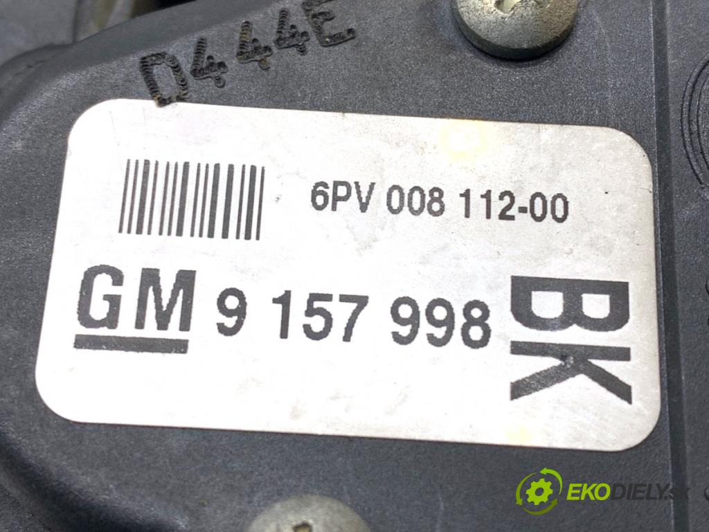 OPEL ASTRA H liftback 2004 74 kW 1.7 CDTI (L48) 1686 Potenciometer plynu 9157998 (Potenciometer plynového pedálu)