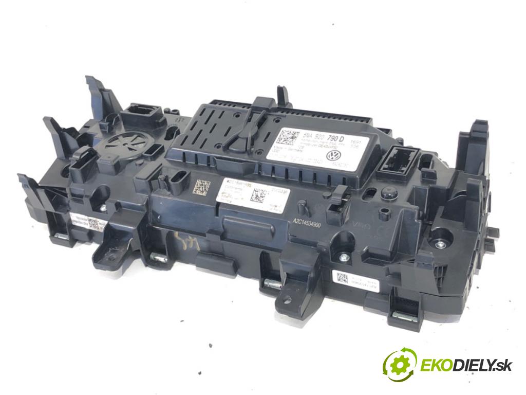 VW TIGUAN SUV 2019 140 kW 2.0 TSI 4motion 1984 Prístrojovka 5NA920790D (Prístrojová doska)