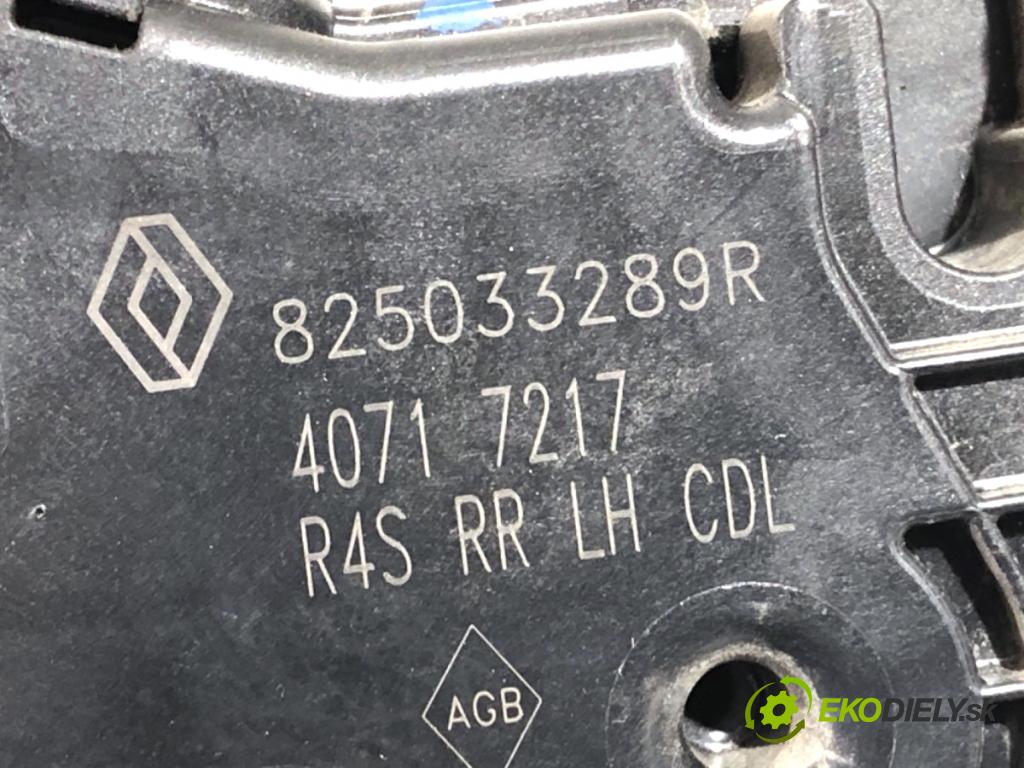 RENAULT TWINGO III liftback 2018 66 kW 0.9 TCe 90 898 zámok dveře levý zadní část 825033289R