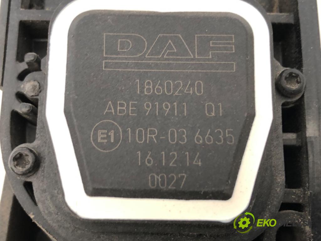 DAF N  2015    Potenciometer plynu 1860240 (Potenciometer plynového pedálu)