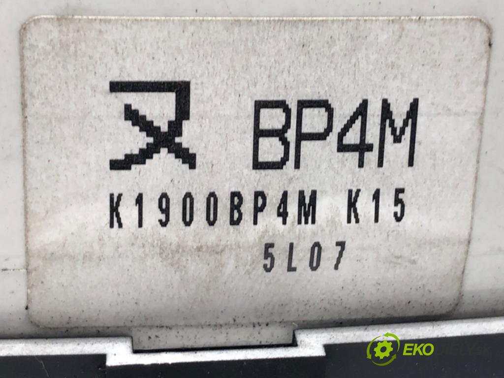 MAZDA 3 liftback 2006 77 kW 1.6 (BK14) 1598 Panel ovládania kúrenia K1900BP4M (Prepínacie páčky pod volantom)