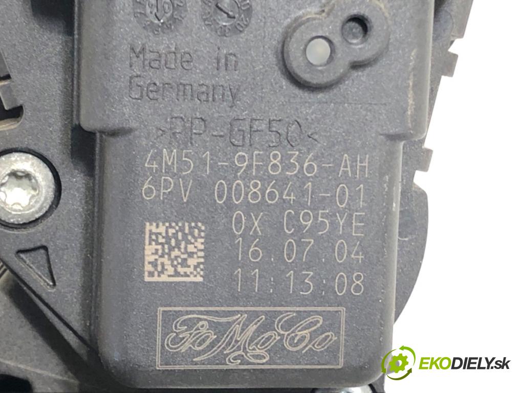 MAZDA 3 liftback 2005 80 kW 1.6 DI Turbo 1560 Potenciometer plynu 4M51-9F836-AH (Potenciometer plynového pedálu)