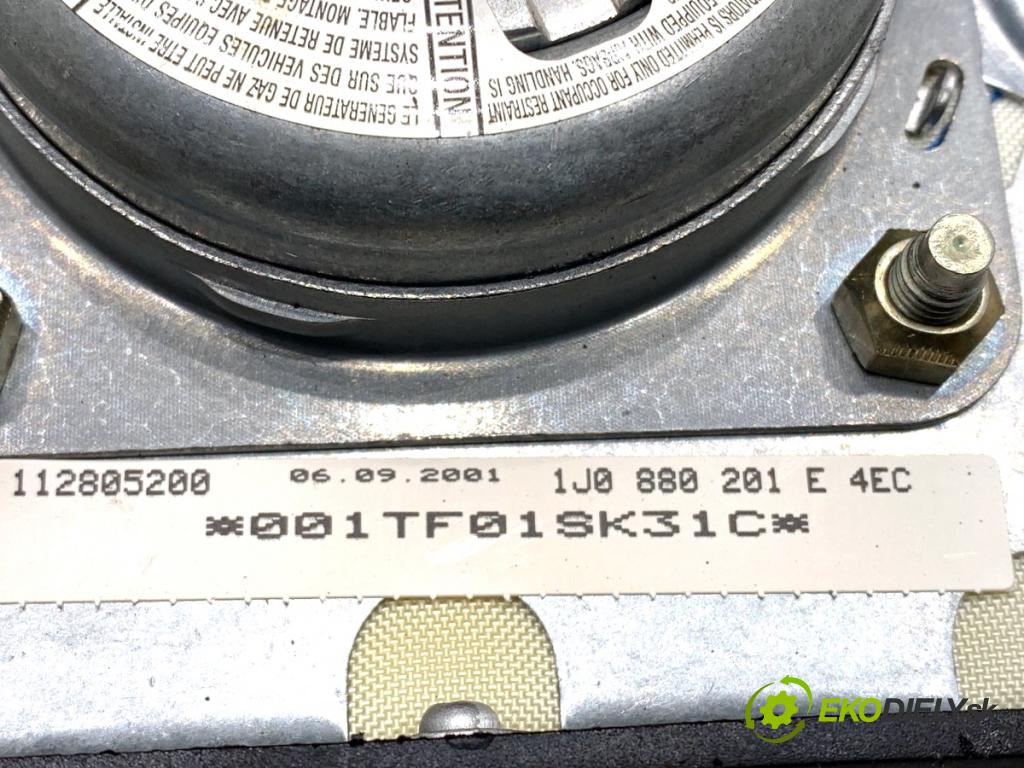 VW BORA Kombi 2001 96 kW 1.9 TDI 4motion 1896 AirBag volantu 1J0880201E (Airbag)