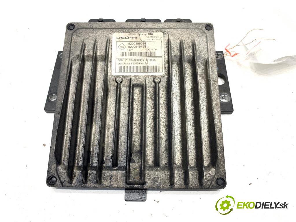 RENAULT CLIO III liftback 2007 50 kW 1.5 dCi (C/BR0G, C/BR1G) 1461 riadiaca jednotka Motor 8200399038 (Riadiaca jednotka)