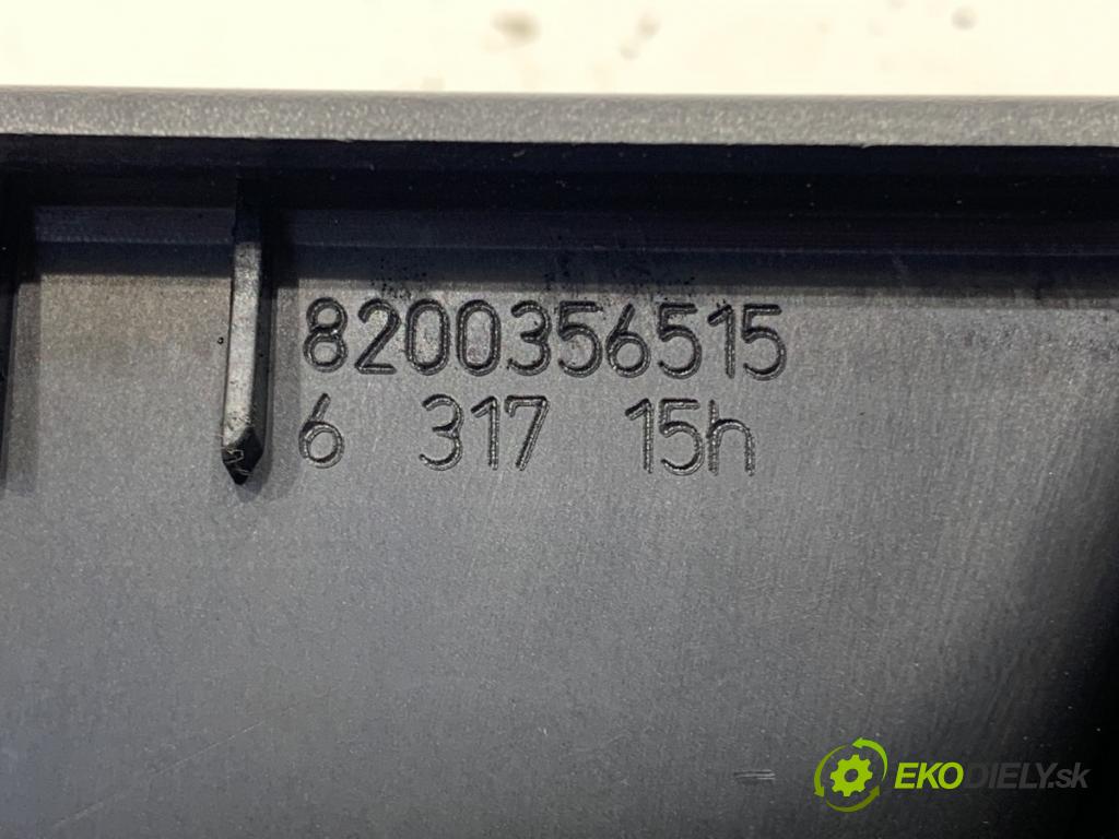 RENAULT CLIO III liftback 2007 50 kW 1.5 dCi (C/BR0G, C/BR1G) 1461 Prepínač okien 8200356515 (Prepínacie páčky pod volantom)