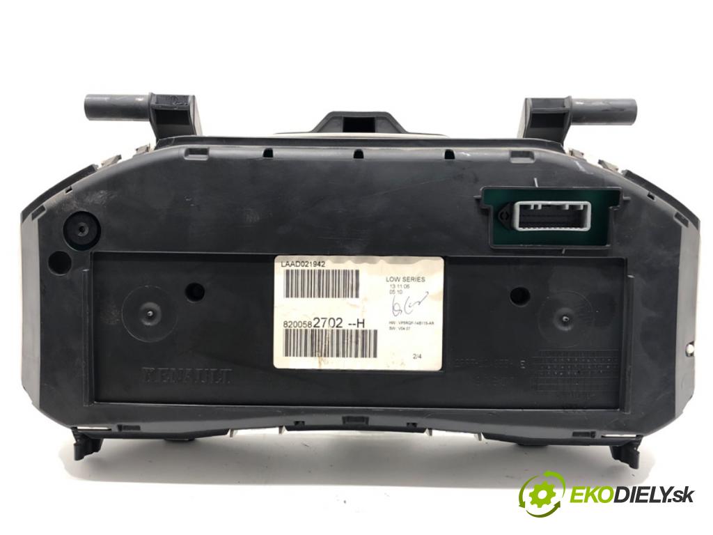 RENAULT CLIO III liftback 2007 50 kW 1.5 dCi (C/BR0G, C/BR1G) 1461 Prístrojovka 8200582702H (Prístrojová doska)