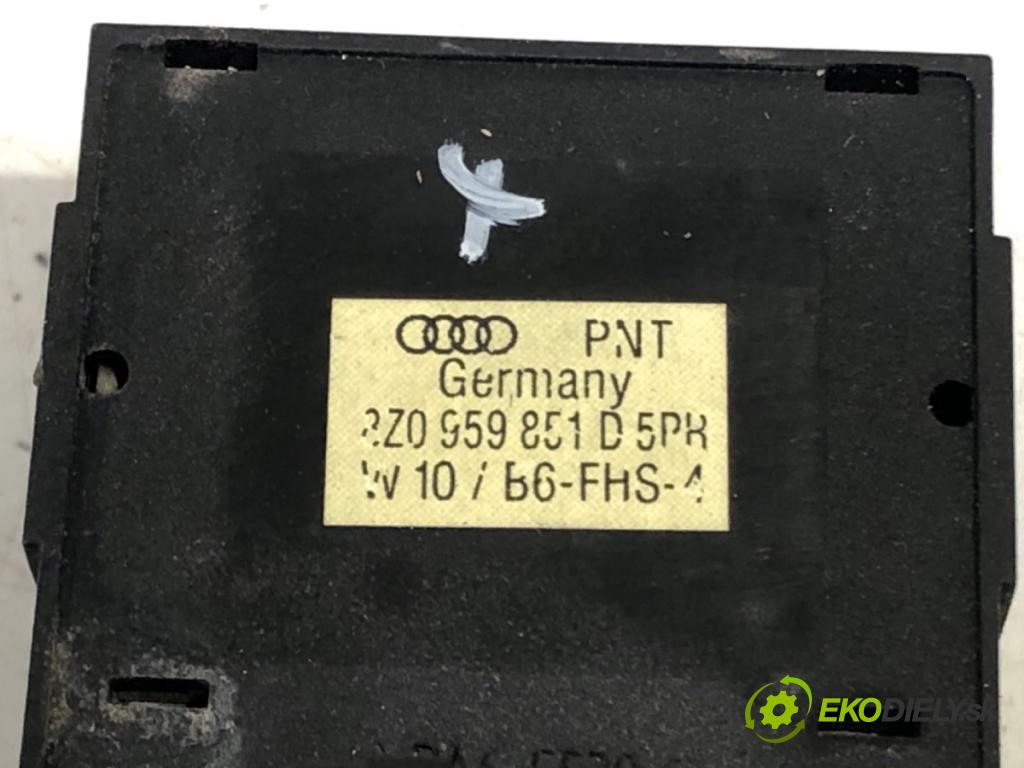 AUDI A4 B6 sedan 2004 96 kW 1.9 TDI 1896 Prepínač okien 8Z0959851D (Prepínacie páčky pod volantom)