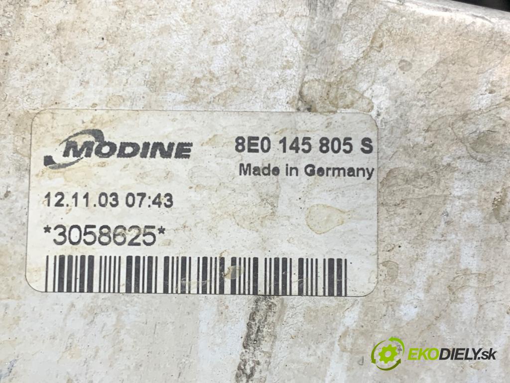 AUDI A4 B6 sedan 2004 96 kW 1.9 TDI 1896 intercooler 8E0145805S (Intercooler (chladič stlačeného vzduchu))