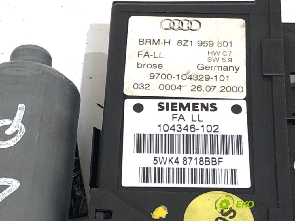 AUDI A2 liftback 2002 55 kW 1.4 1390 motor sťahovaní okna levý přední část 8Z1959801