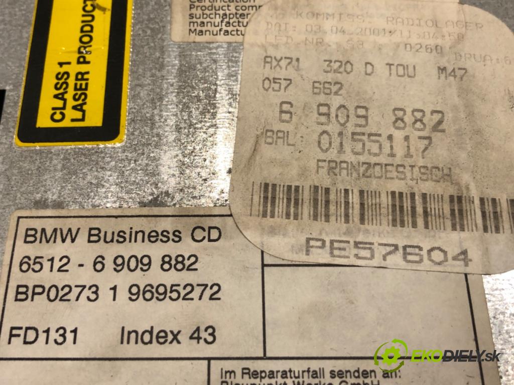 BMW E46 Kombi 2001 100 kW 320 d 1951 RADIO 6909882 (Audio zařízení)
