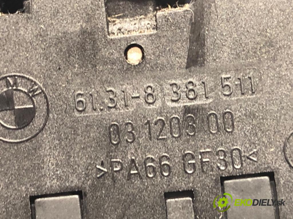 BMW E46 Kombi 2001 100 kW 320 d 1951 Prepínač okien 8381511 (Prepínacie páčky pod volantom)