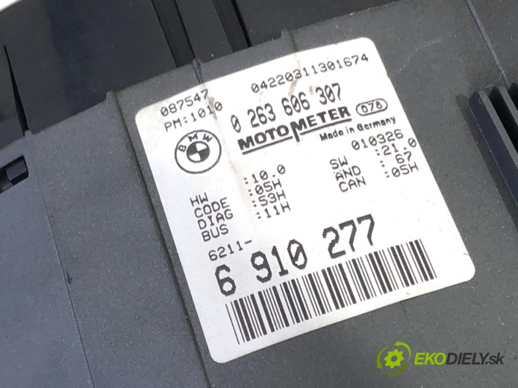 BMW E46 Kombi 2001 100 kW 320 d 1951 Prístrojovka 6910277 (Prístrojová doska)