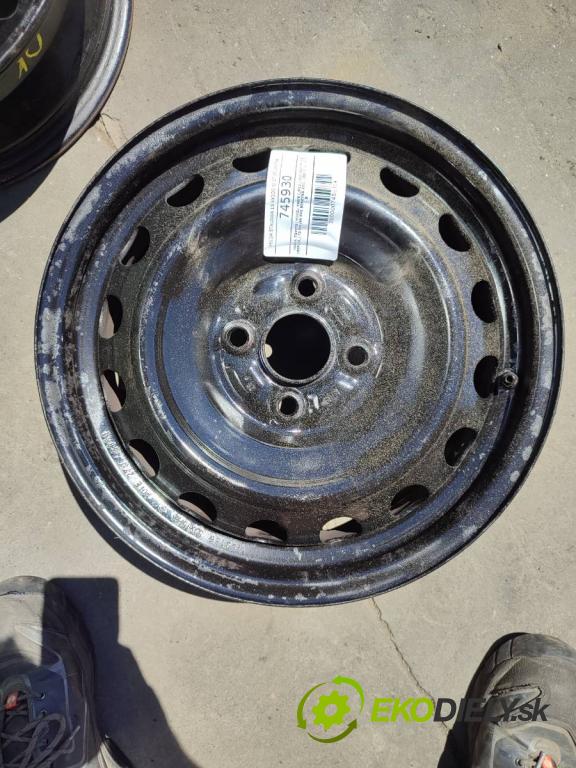TOYOTA YARIS III liftback 2016 73 kW 1.3 (NSP130_) 1329 disk plechový 15 4X100 5J ET 39 