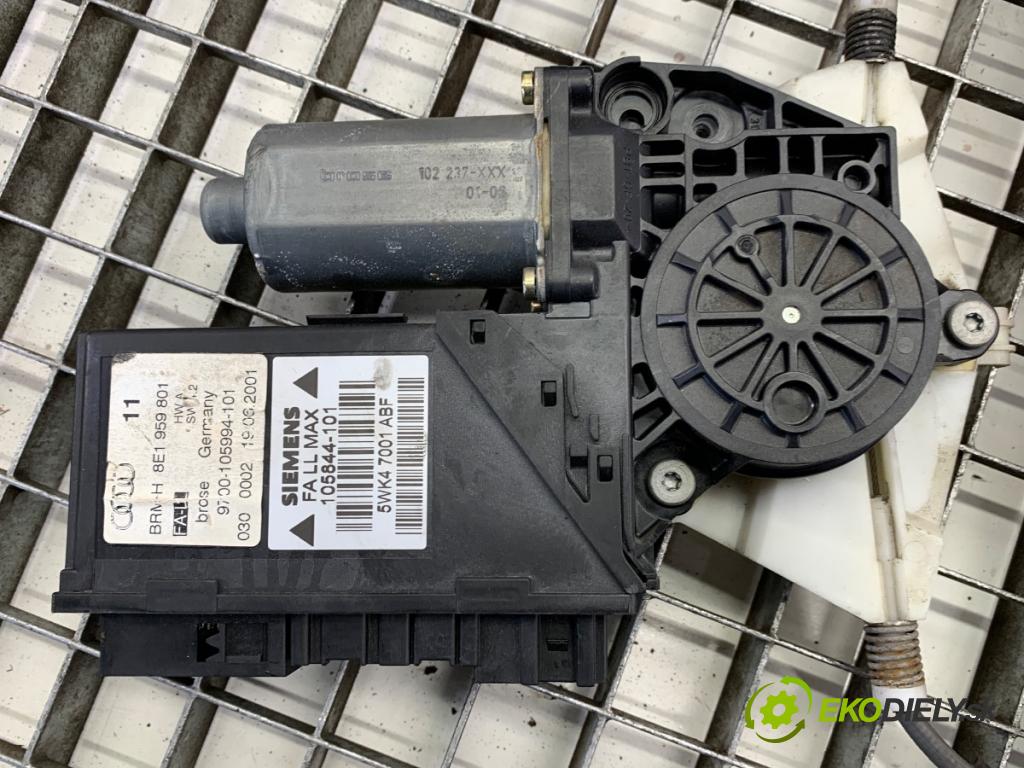 AUDI A4 B6 sedan 2001 96 kW 1.9 TDI 1896 Mechanizmus okna predný ľavy 8E1959801 (Mechanizmus sťahovania okna predný ľavý)