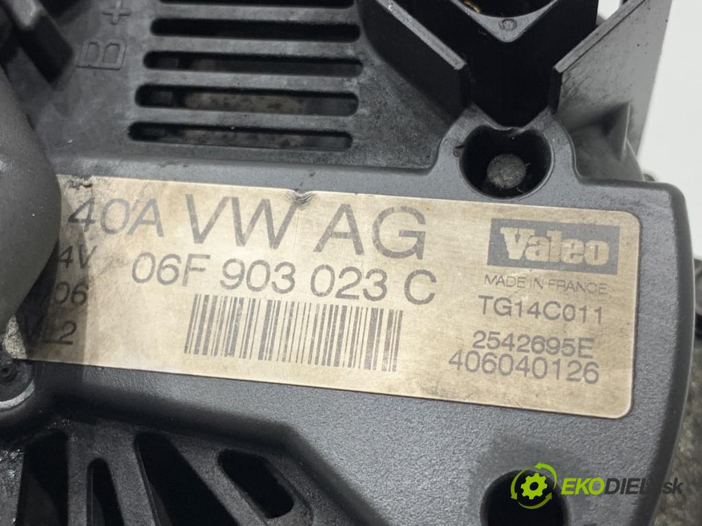 AUDI A4 B6 sedan 2001 96 kW 1.9 TDI 1896 Alternátor 06F903023C (Alternátor)