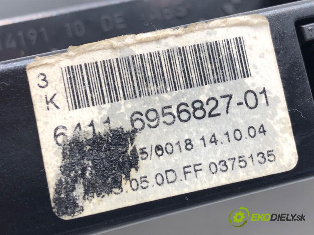 BMW E60 sedan 2004 130 kW 525 d 2497 Panel ovládania kúrenia 6956827 (Prepínacie páčky pod volantom)
