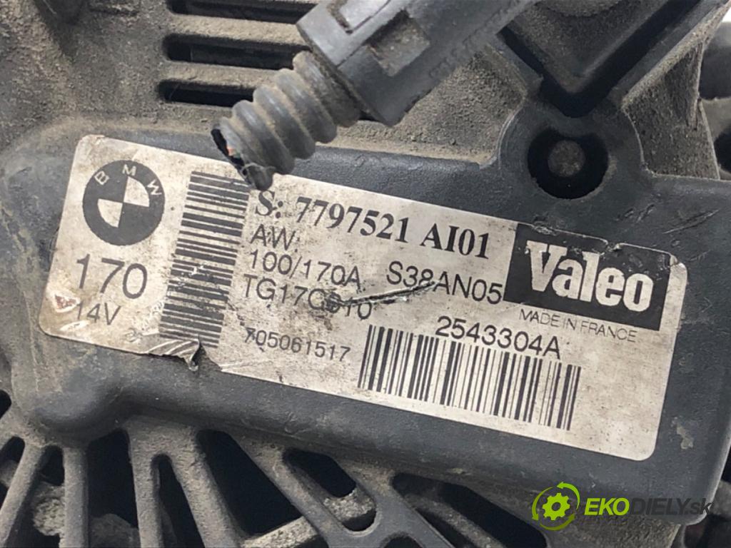 BMW E60 sedan 2004 130 kW 525 d 2497 Alternátor 7797521 (Alternátor)