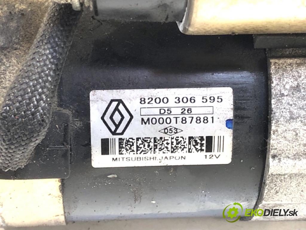 RENAULT KANGOO II nadwozie wielkoprzestrzenne (MPV) 2008 63 kW 1.5 dCi 85 (KW0K, KW0L, KW0B) 1461 Štartér 8200306595 (Štartér)