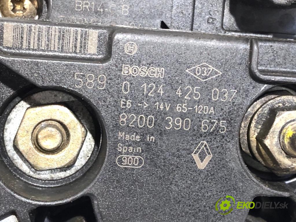 RENAULT KANGOO II nadwozie wielkoprzestrzenne (MPV) 2008 63 kW 1.5 dCi 85 (KW0K, KW0L, KW0B) 1461 Alternátor 8200390675 (Alternátor)