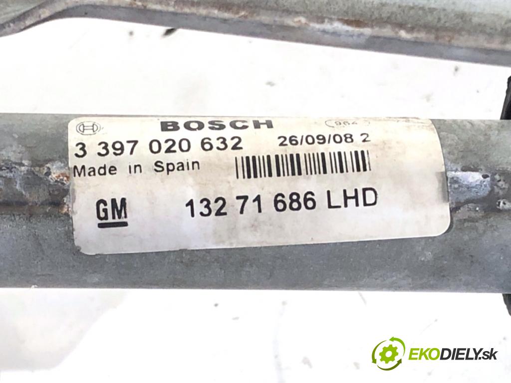 OPEL ASTRA H liftback 2009 66 kW 1.3 CDTI (L48) 1248 Mechanizmus stieračov predný 13271686 (Motorček stieračov predný)