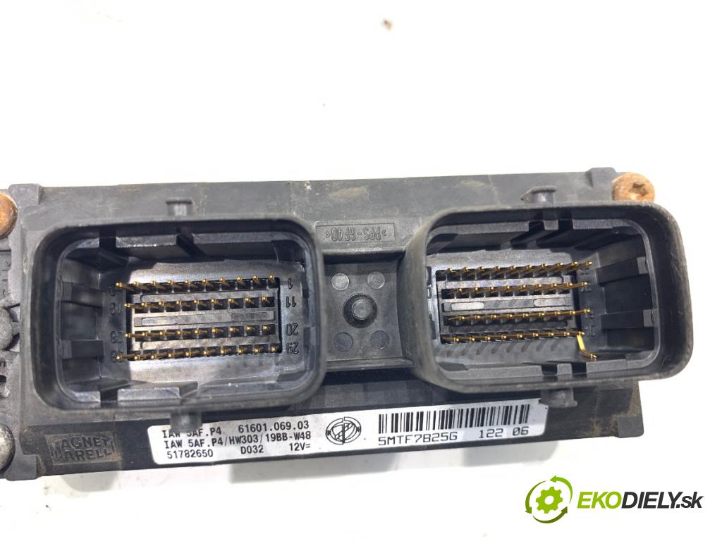 FIAT PUNTO II liftback 2006 44 kW 1.2 60 (188.030, .050, .130, .150, .230, .250) 1242 riadiaca jednotka Motor 51782650 (Riadiaca jednotka)