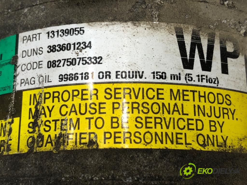 OPEL ASTRA H liftback 2005 125 kW 2.0 Turbo (L48) 1998 Kompresor klimatizácie 13139055 (Kompresor klimatizácie)